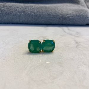 Kate Spade green stud earrings